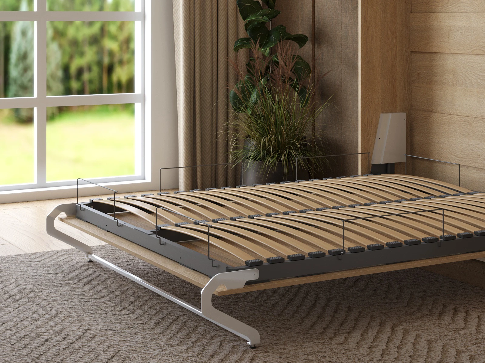 Cama Abatible 160x200 Vertical (M1 40 cm profundidad) Roble Kaiser picture 12